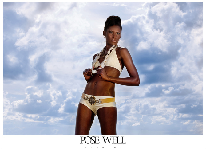 Model shoot with Virgo by Agnes Lopez for POSE WELL Studios