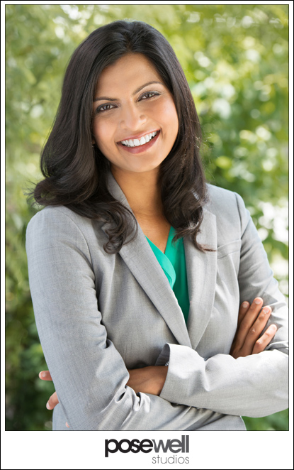 Headshot of Dr. Rachana Patel of Florida Eye Specialists by Agnes Lopez for Pose Well Studios