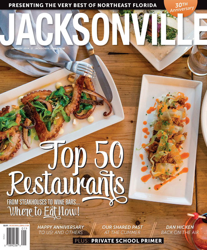 Jacksonville Magazine - January 2014 cover by Agnes Lopez