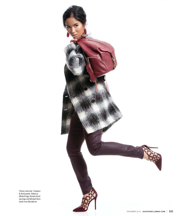 Modern Cool fashion editorial for the December 2014 issue of Jacksonville Magazine - photos by Agnes Lopez - page 8