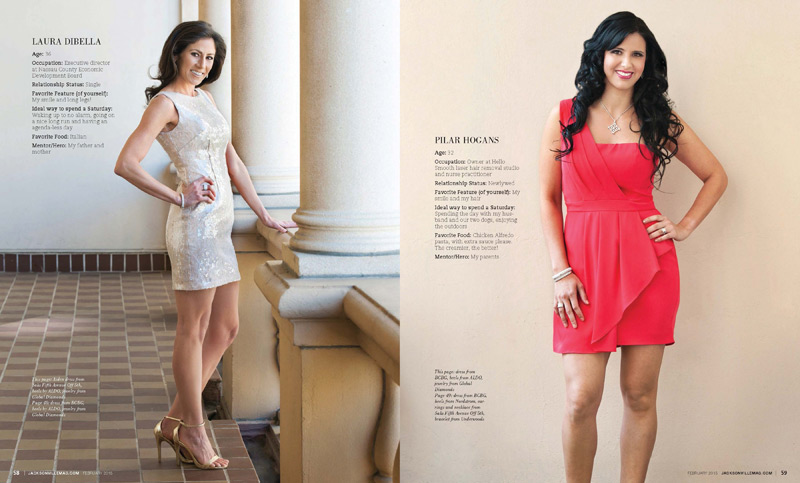 Jacksonville Magazine Beautiful Women shoot 2015 - Page 11-12