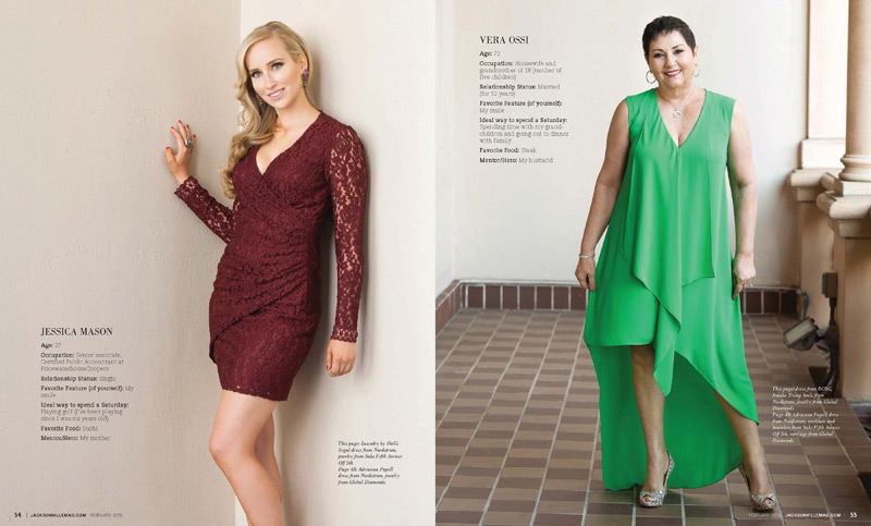 Jacksonville Magazine Beautiful Women shoot 2015 - Page 7-8