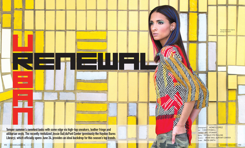 Urban Renewal fashion editorial for Jacksonville Magazine - June 2015 issue by Agnes Lopez