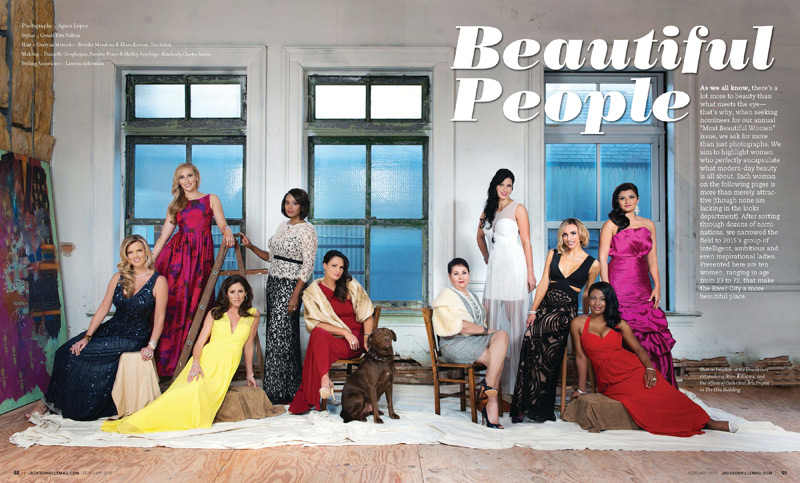 Jacksonville Magazine Beautiful Women shoot 2015 - Page 1-2