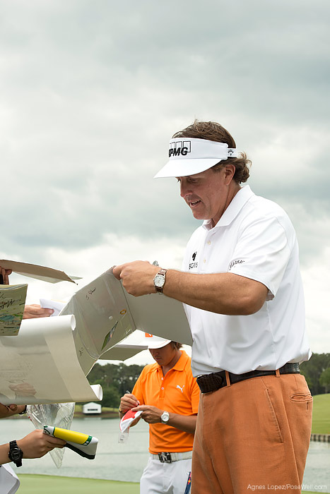 Masters Champion Phil Mickelson at TPC Sawgrass from THE PLAYERS 2013 by Agnes Lopez
