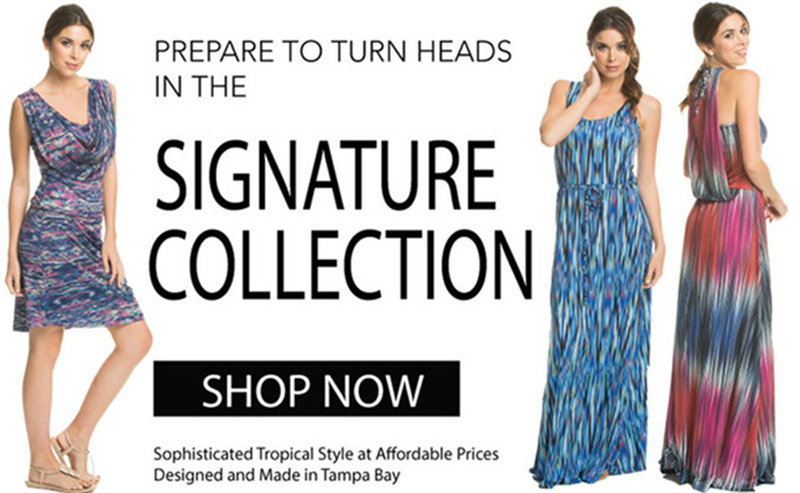 Cerulean Blu Signature Collection resortwear