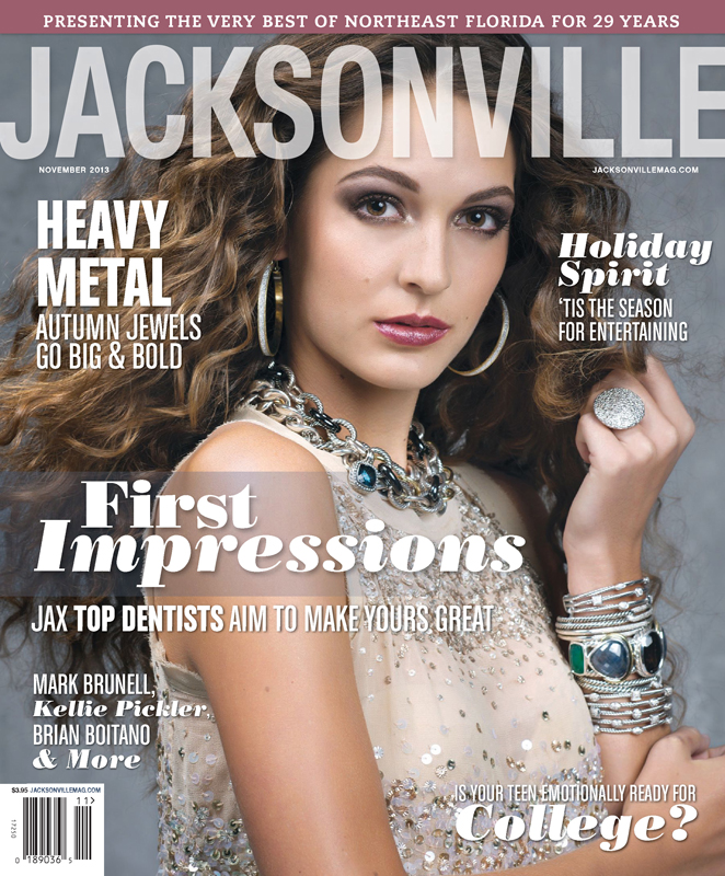 Jacksonville Magazine - November 2013 cover by Agnes Lopez