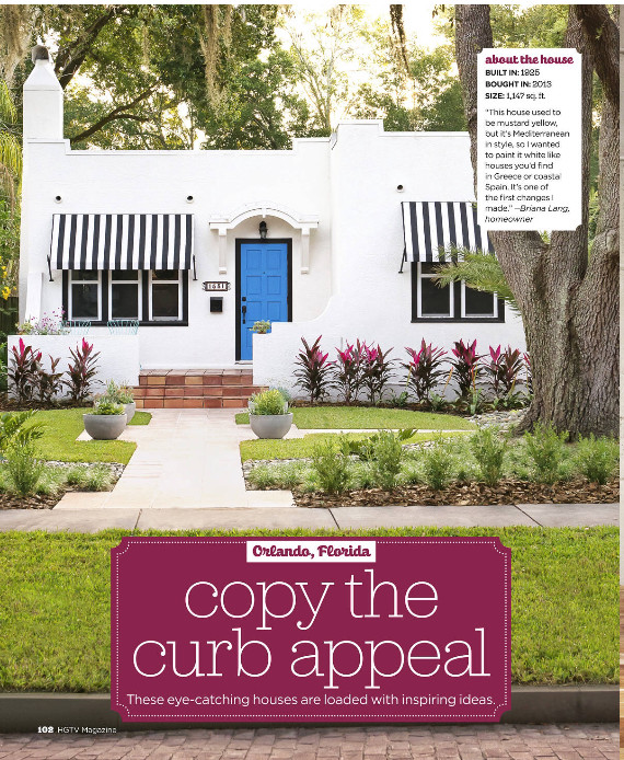 HGTV Magazine - Copy the Curb Appeal - Orlando by Agnes Lopez