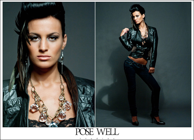 Model Shoot - Arica by Agnes Lopez for Posewell Studios