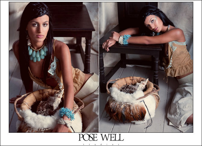 Model Shoot - Arica by Agnes Lopez for Posewell Studios