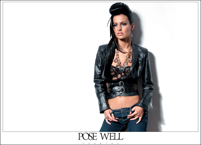 Model Shoot - Arica by Agnes Lopez for Posewell Studios