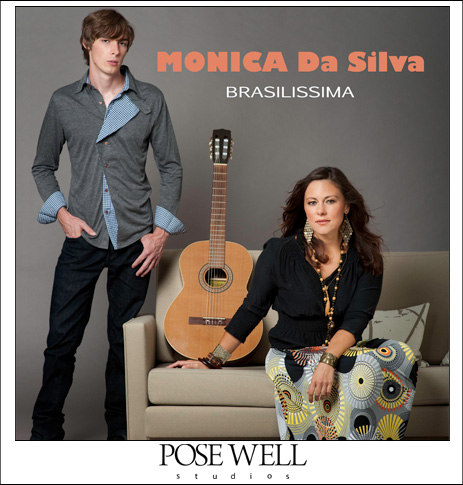 Monica Da Silva album art by Agnes Lopez for POSE WELL Studios