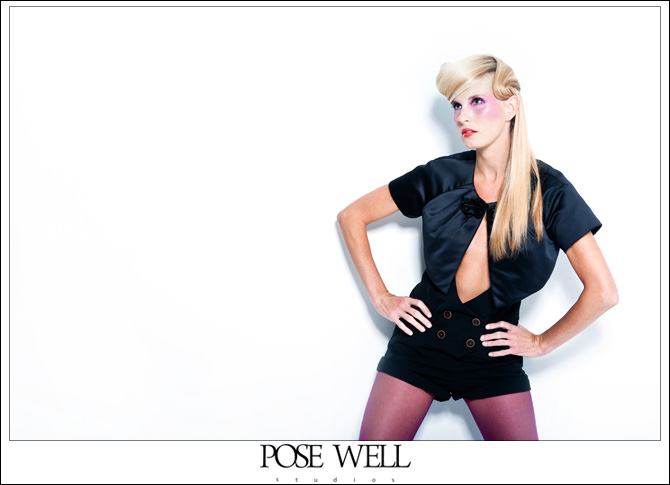 Model shoot with Aerin by Agnes Lopez for POSE WELL Studios