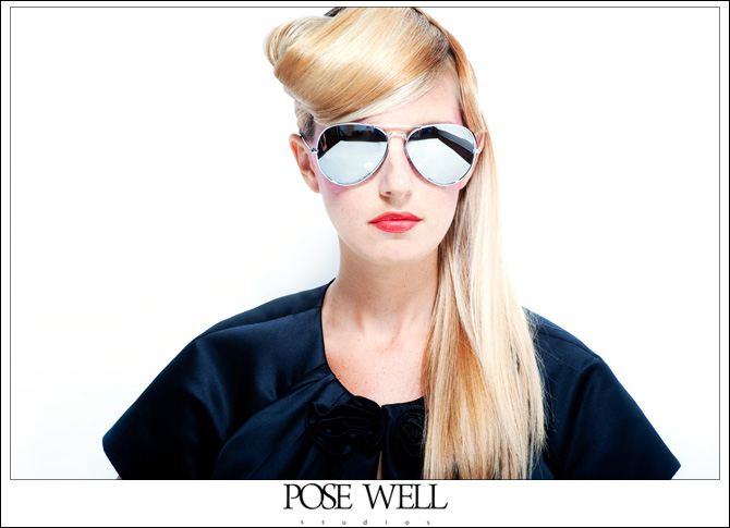 Model shoot with Aerin by Agnes Lopez for POSE WELL Studios