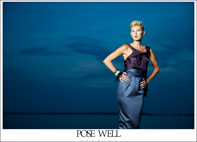 Model shoot with Aerin by Agnes Lopez for POSE WELL Studios