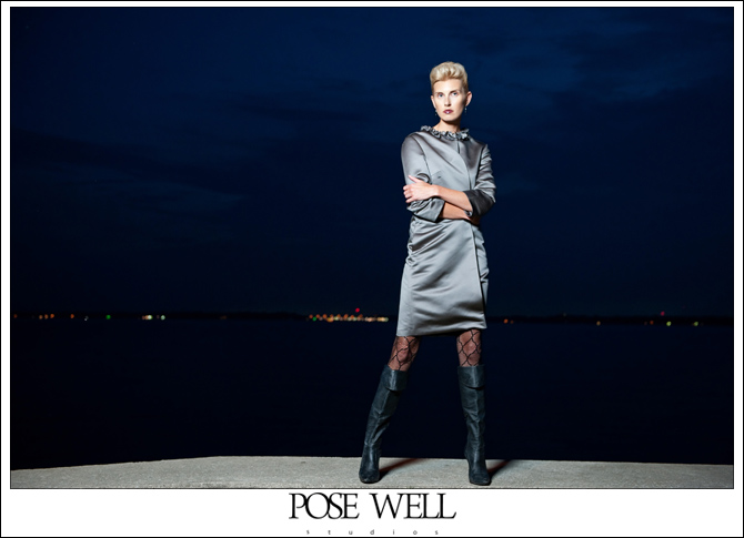 Model shoot with Aerin by Agnes Lopez for POSE WELL Studios