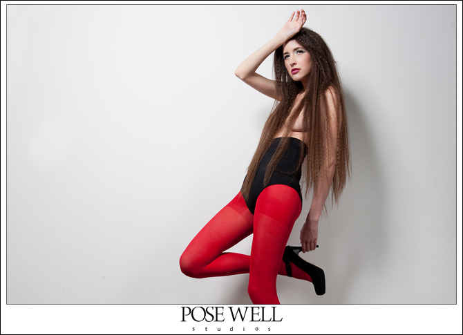 Test Shoot with model Trica by Agnes Lopez for Pose Well Studios