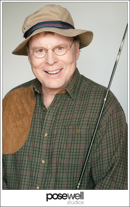 Color headshot in fishing attire