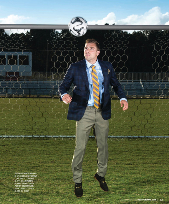 Jacksonville Armada Fashion Editorial for Jacksonville Magazine