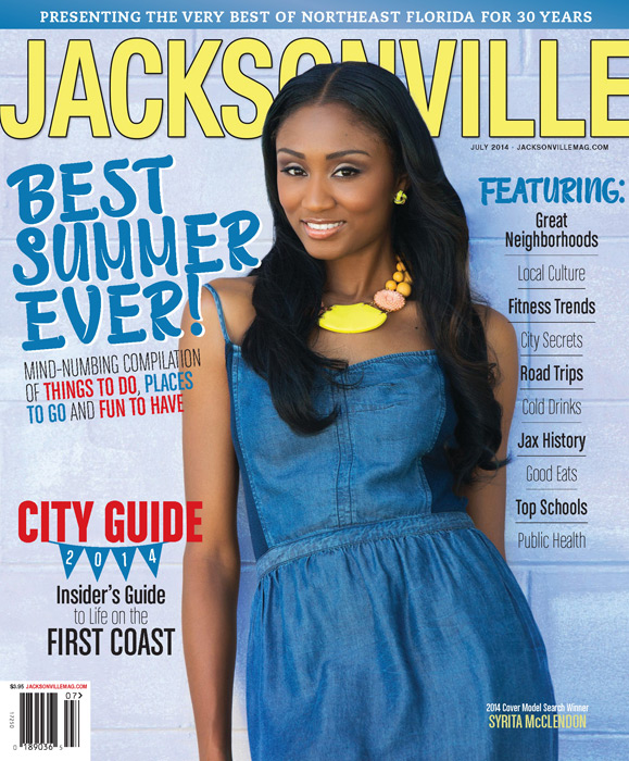 Jacksonville Magazine July 2014 Cover by Agnes Lopez