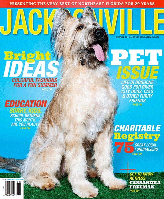 Jacksonville Magazine August 2013 cover by Agnes Lopez