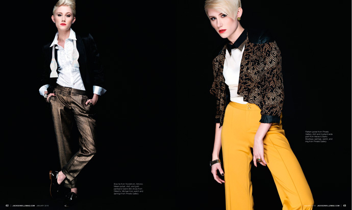 Modern Cool fashion editorial for Jacksonville Magazine January 2013 by Agnes Lopez 3 of 3