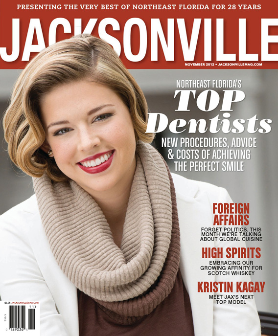 Jacksonville Magazine November 2012 cover by Agnes Lopez