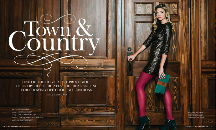 November Fashion Editorial for Jacksonville Magazine by Agnes Lopez