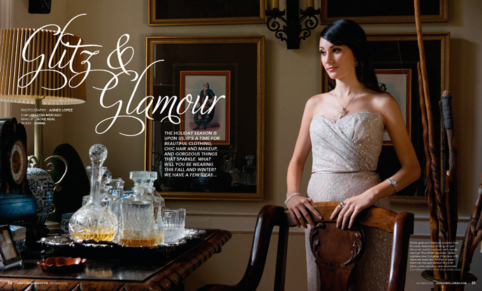 October Jewelry editorial for Jacksonville Magazine by Agnes Lopez