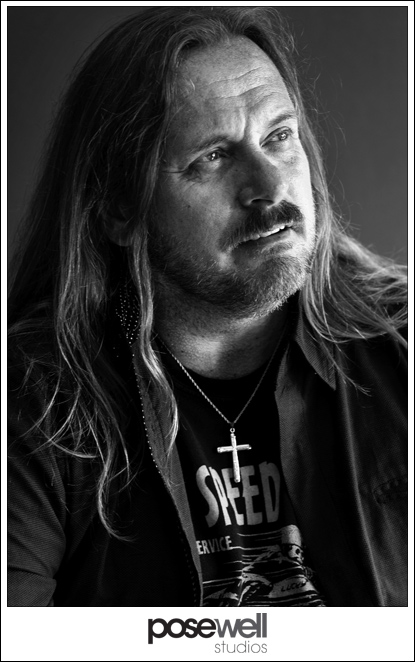 Black and White portrait of Johnny Van Zant