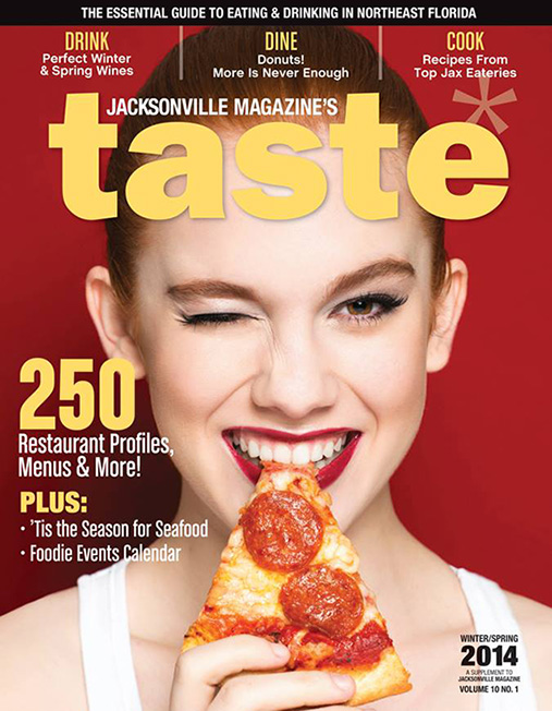 Jacksonville Magazine Taste - Winter-Spring 2014 cover by Agnes Lopez  