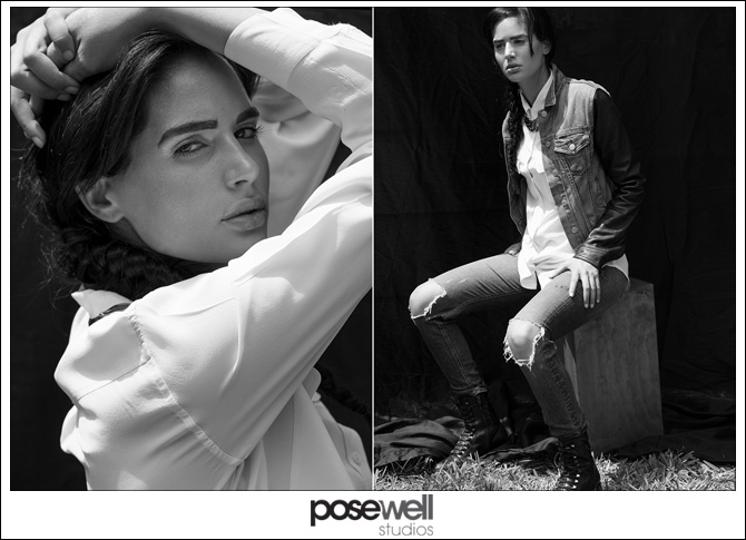 Model shoot from May 27th 2014 by Agnes Lopez for Pose Well Studios