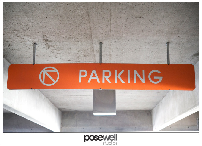 Parking garage sign